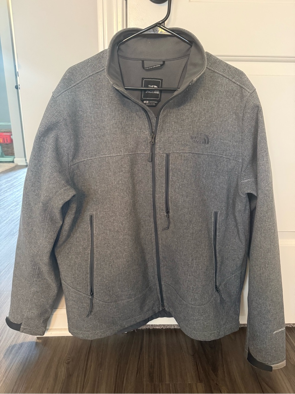 The North Face Heather Gray Men's Softshell Jacket